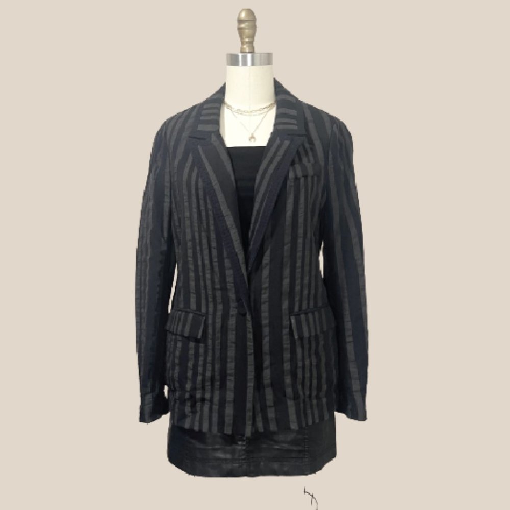 See U Soon unstructured striped blazer - Size S